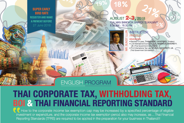 Advanced Thai Tax & Employment Tax Strategies 2018