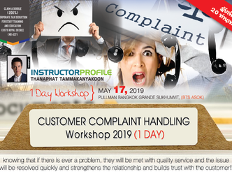 CUSTOMER COMPLAINT HANDLING WORKSHOP 2019