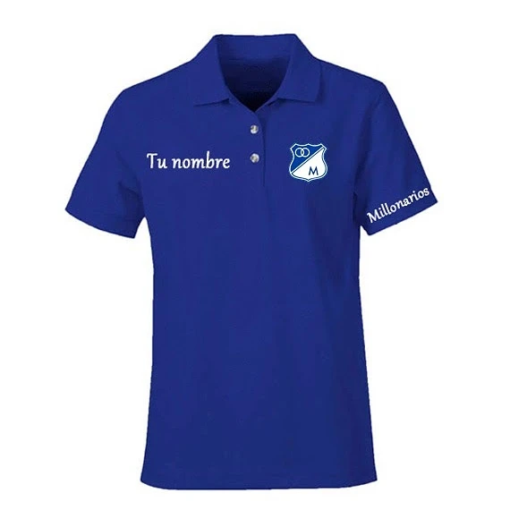 camiseta polo millonarios
