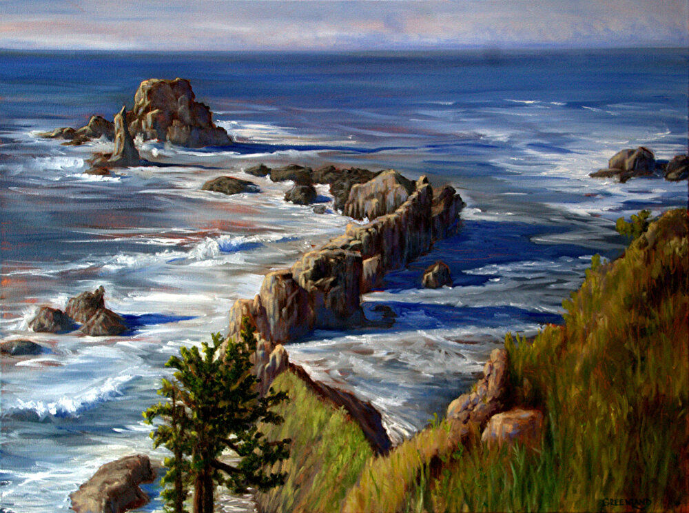 Oregon Coast Art 30 x 40 SOLD
