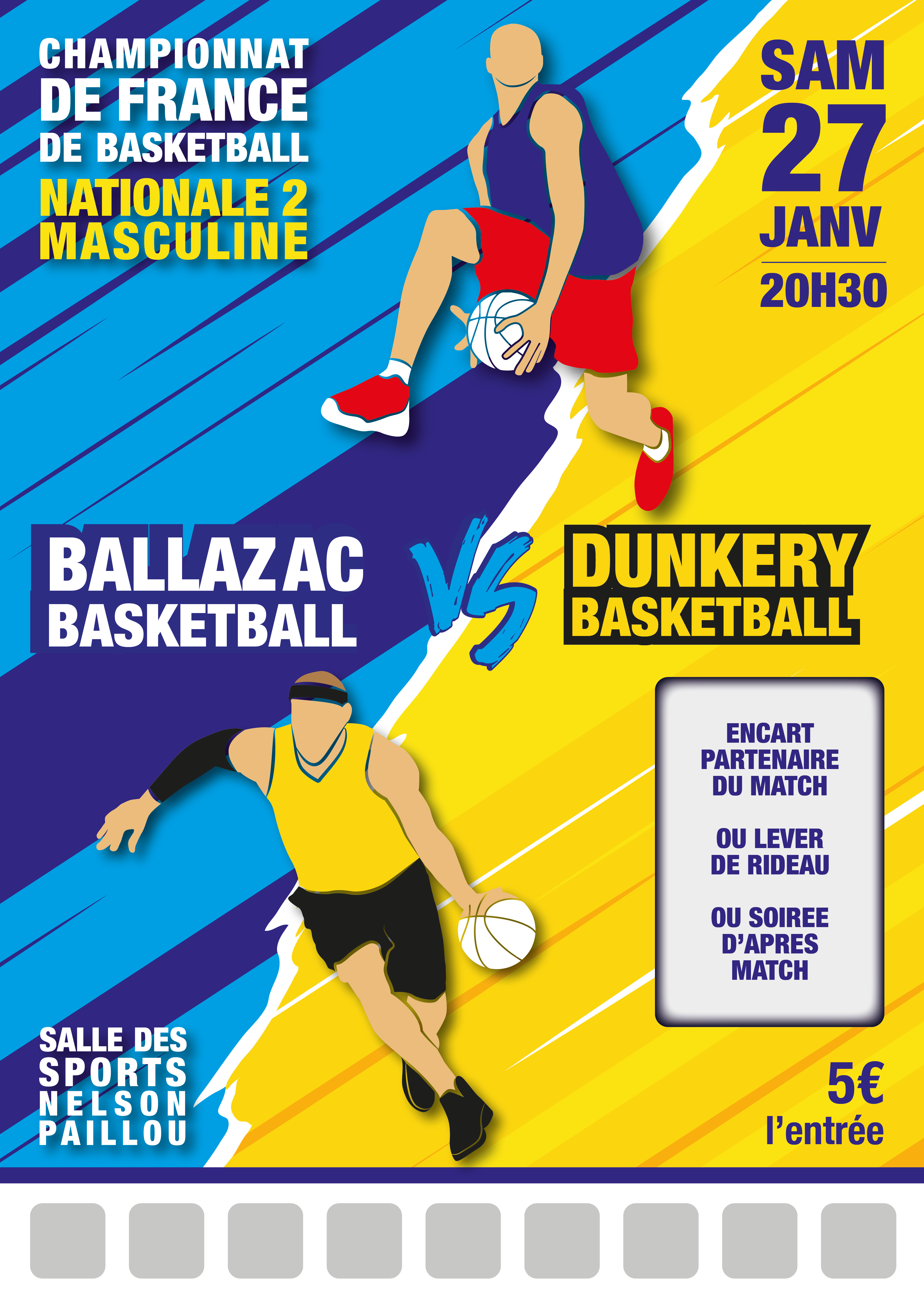 Modèle match basket n°2