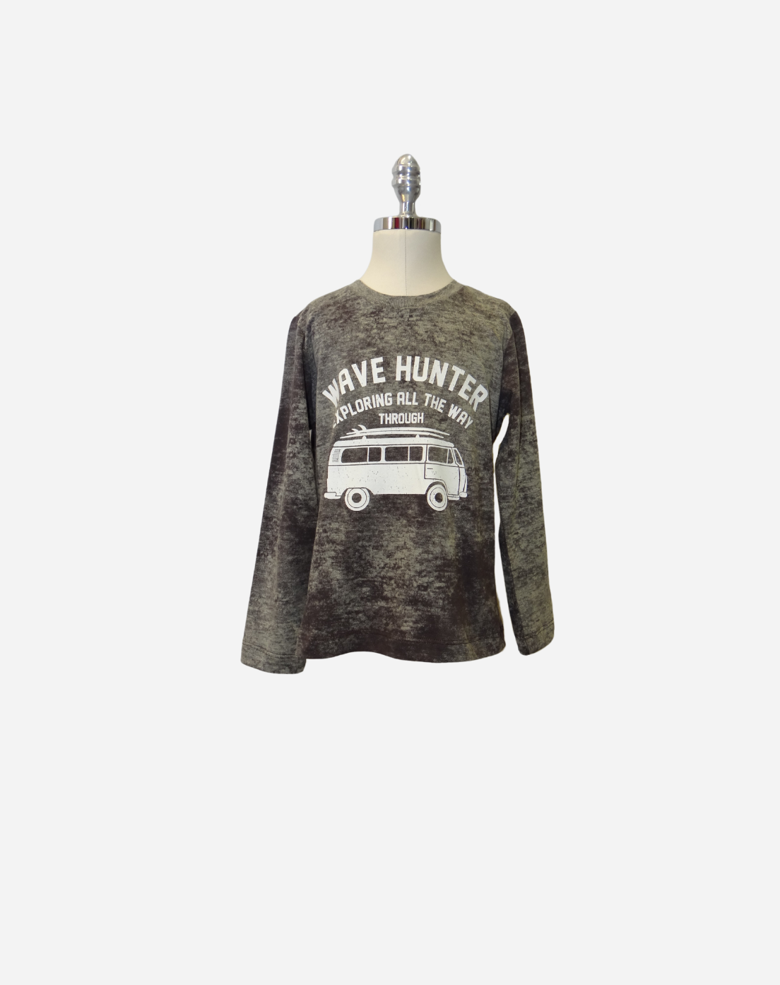 T-Shirt Wave Hunter Mga Longa