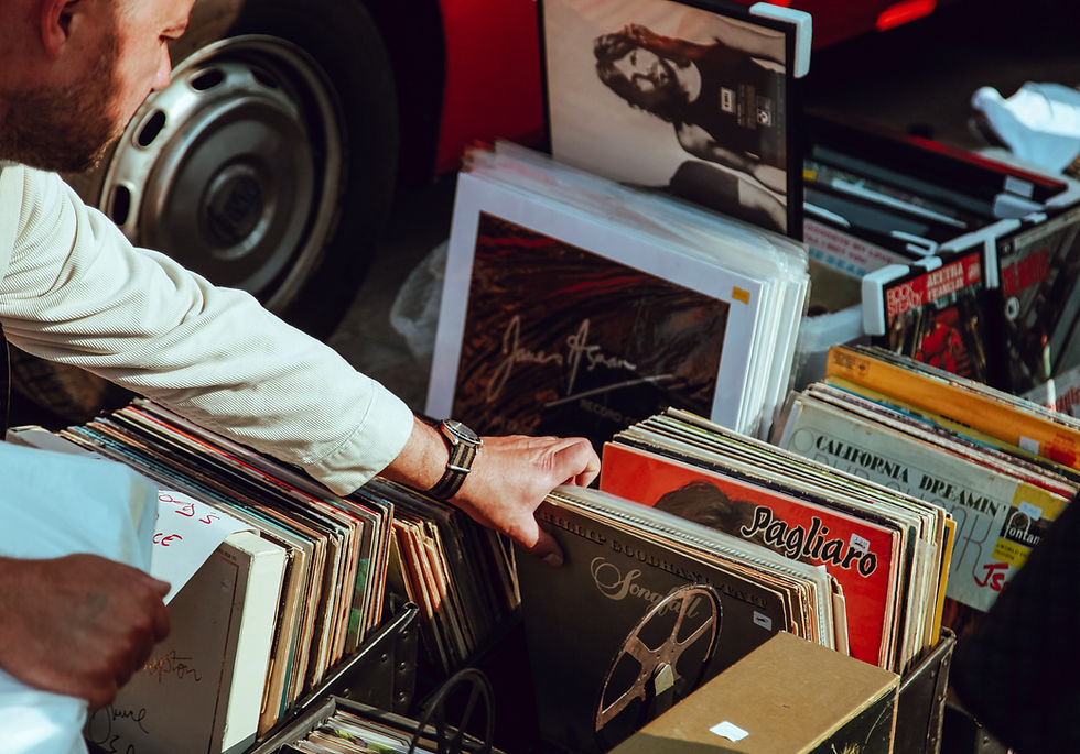 Browsing Vinyl Records