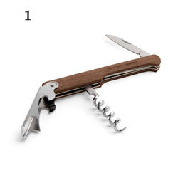 Ouvre bouteille, bois naturel