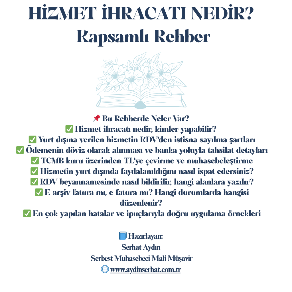 Hizmet İhracatı Rehberi 2025 - Dijital PDF Rehber