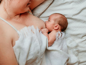 Breastfeeding mom with newborn