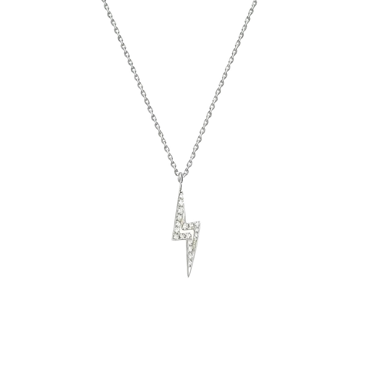 Collar Plata 925 Rayo Brillitos