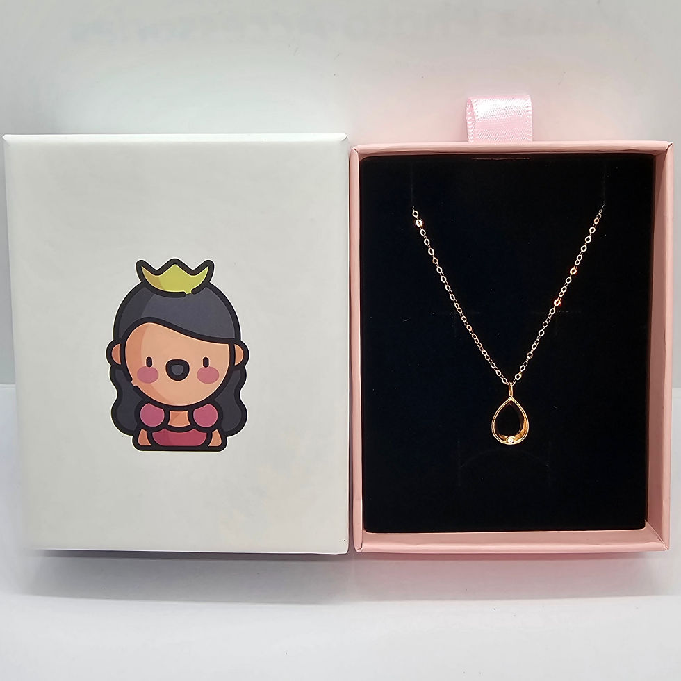 Miniatura: Cadena Eslabones Oro 18k Colgante Gota L Diamante 1p