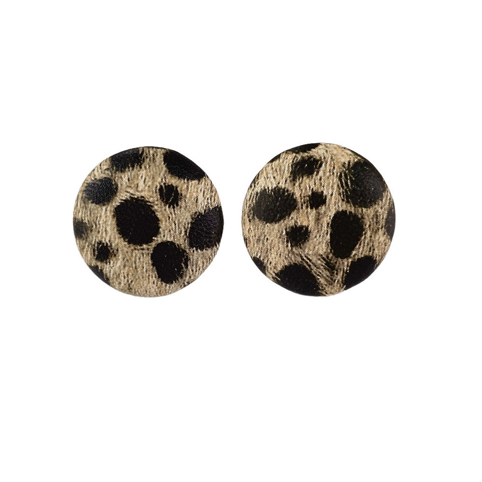 Miniatura: Aros Aleación Button Print