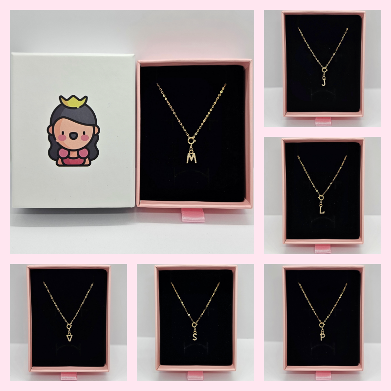 Miniatura: Letra Inicial 18K Full Diamante con o sin cadena