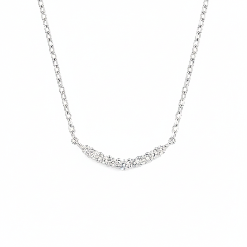 Collar Plata 925 Sonrisa Brillitos