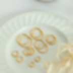 Miniatura: Aros Baño Oro 18k Argollas lisas 9mm
