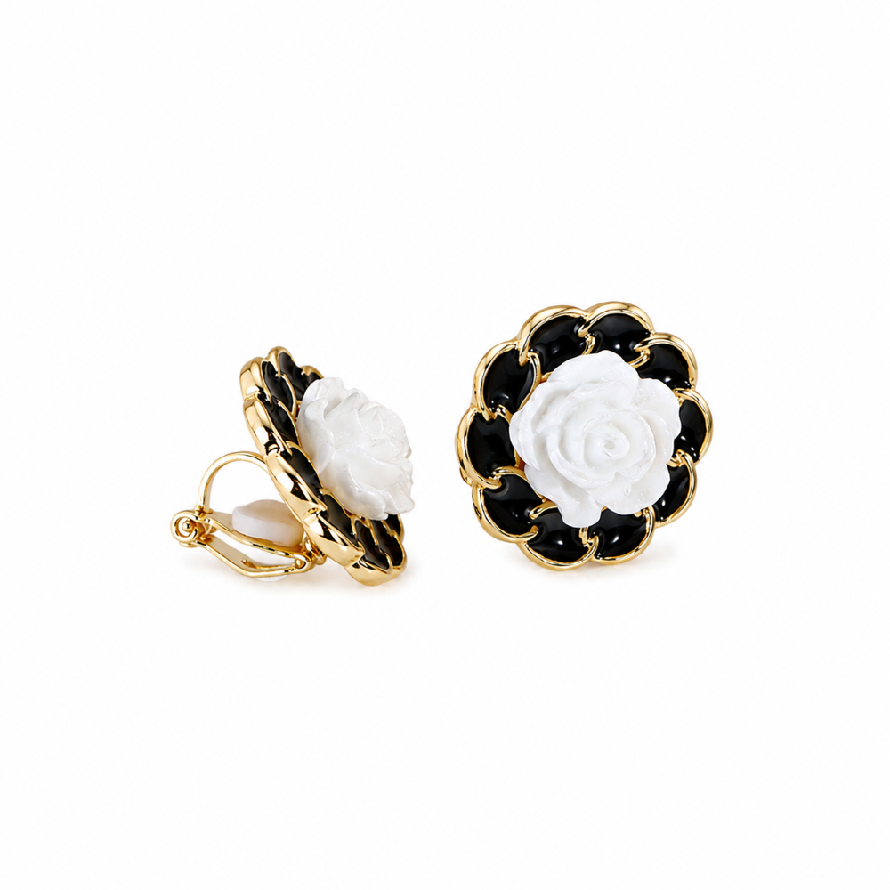 Aros Clip Enchape Oro Rosa Trens N