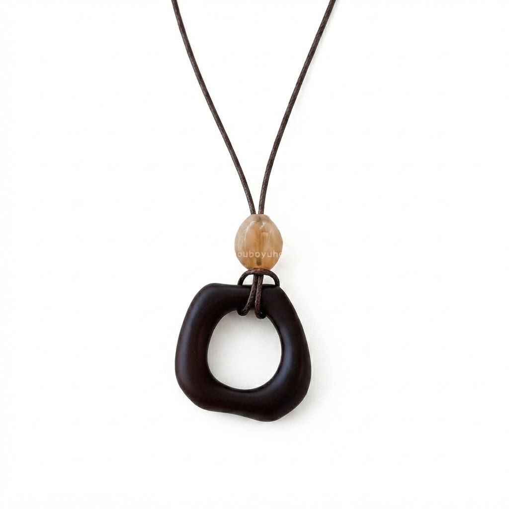 Collar Aleación Cuero Form Irre