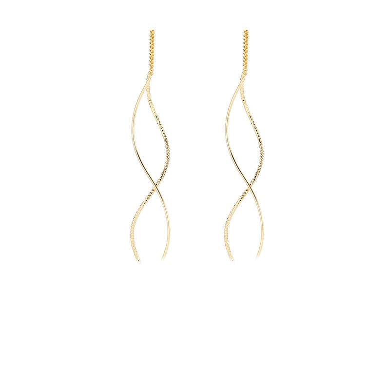 Aros Plata 925 Cadena Dob Ros