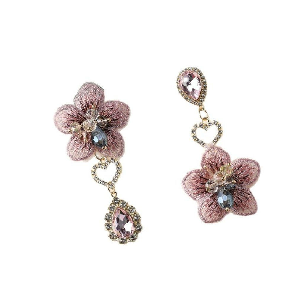 Aros Aleación Flor Bri Desig