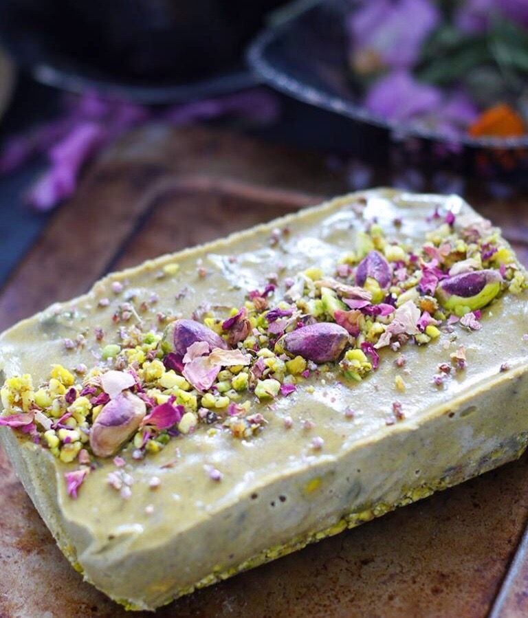 GlutenFree Vegan Pistachio Cake