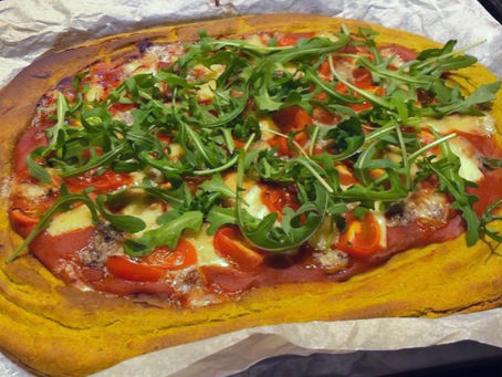 Squash & Broccoli Pizza Base with Pomodoro Sauce