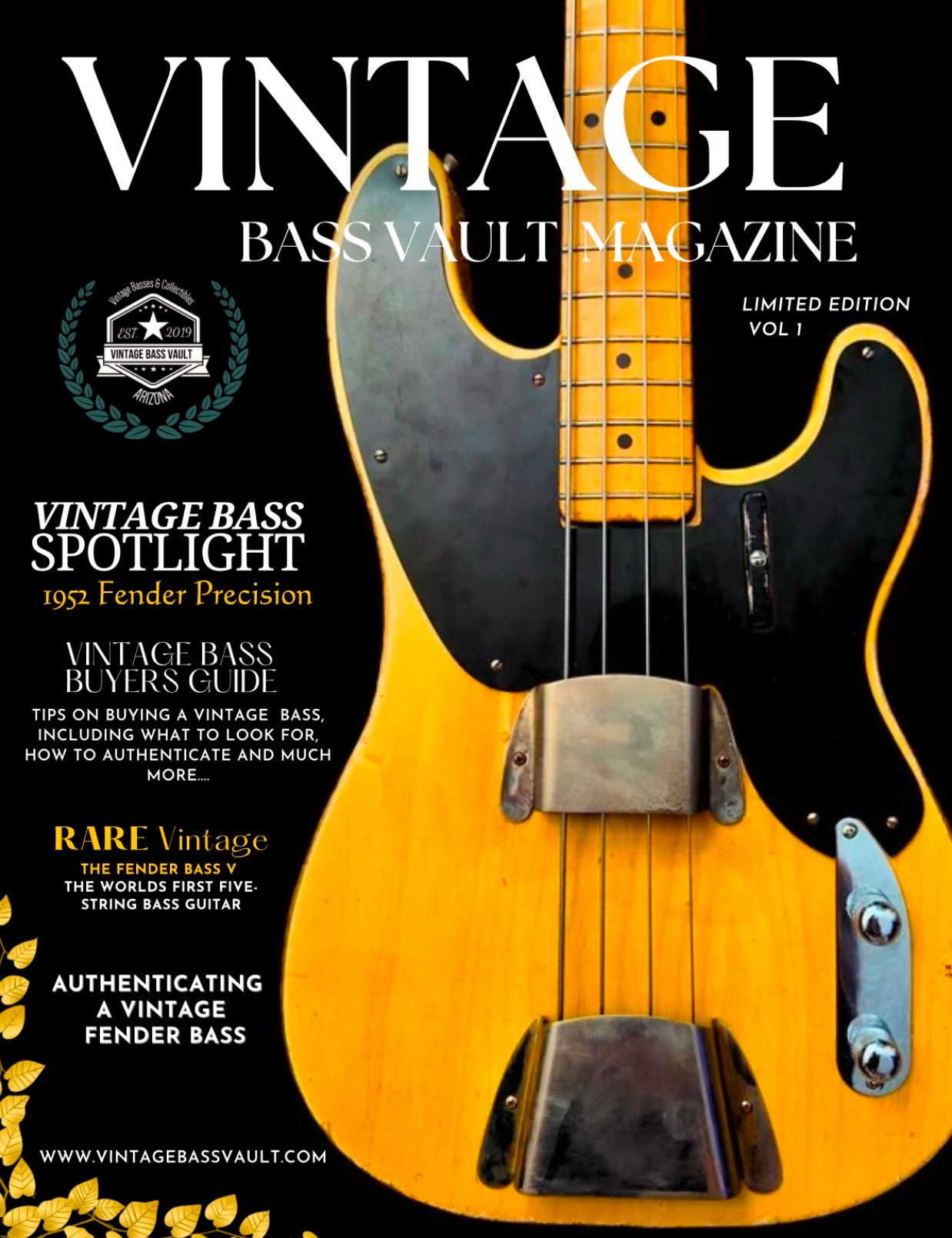 Vintage Bass Vault Magazine - Volume 1