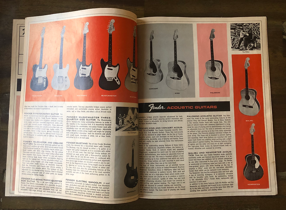 Thumbnail: 1965-1966 Fender Catalog
