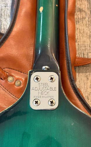 1967 Greco Violin Bass - Greenburst | Vintage Bass Vault