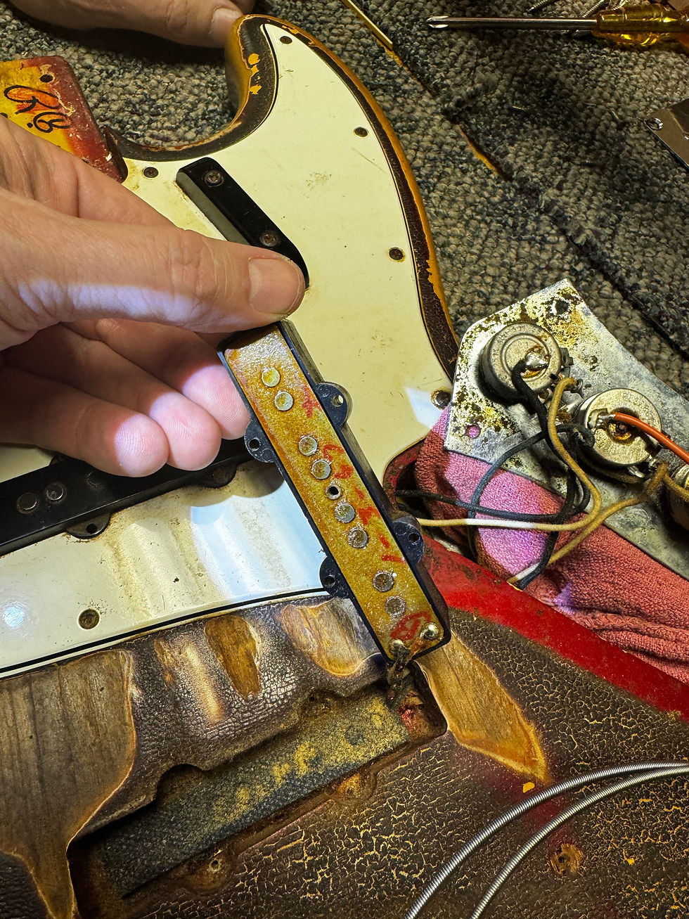 Thumbnail: 1966 Fender Jazz - Candy Apple Red