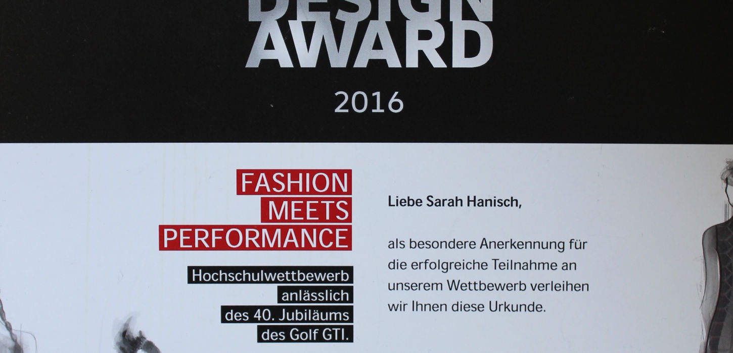 Fashion Design Award by Volkswagen