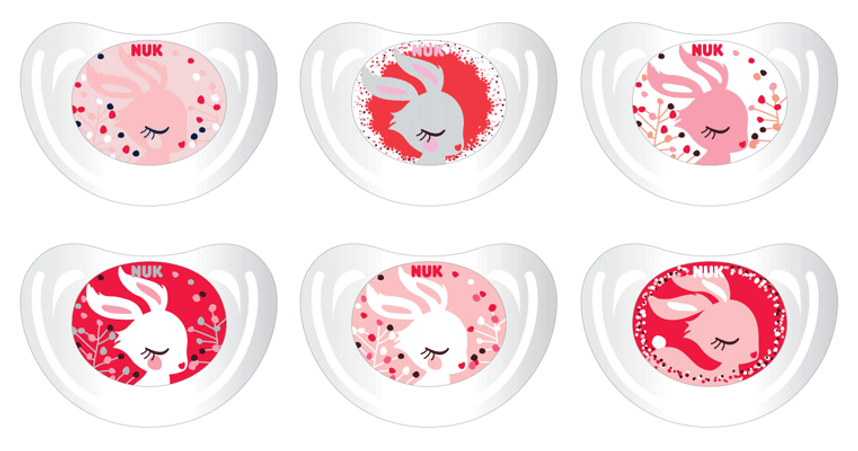 Linn Behrendt designer illustration soothers Schnuller Freestyle girls for NUK