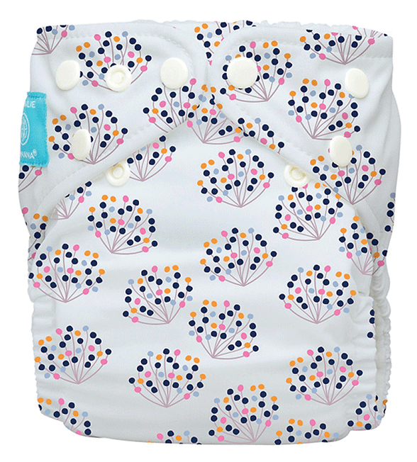 Behrendt Graphic Design diaper design flowers for Charlie Banana