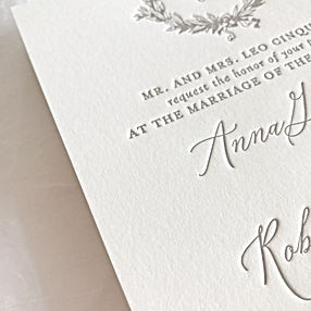 Letterpress and Foil Printing