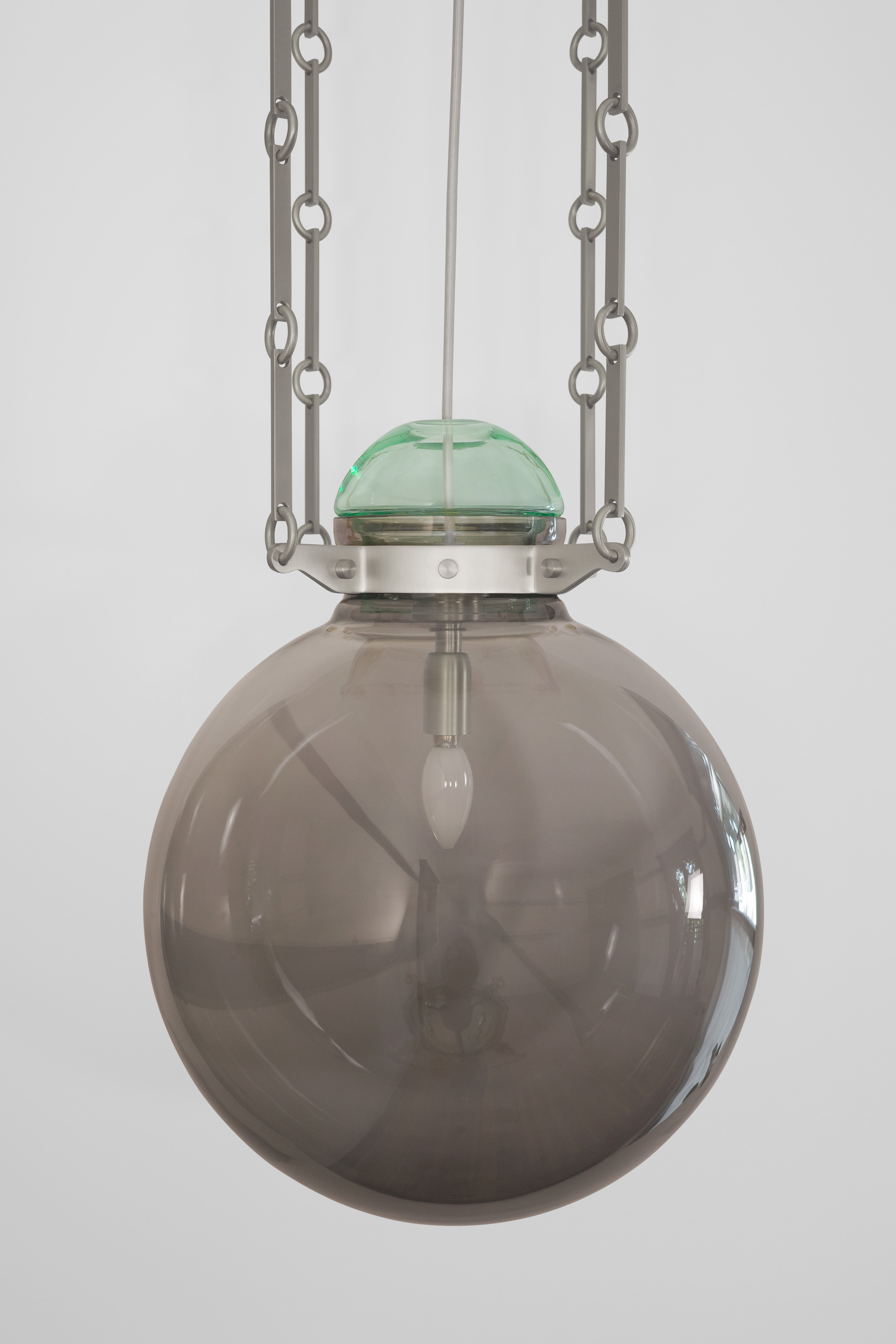 Peri Chandelier BN Fume Verde