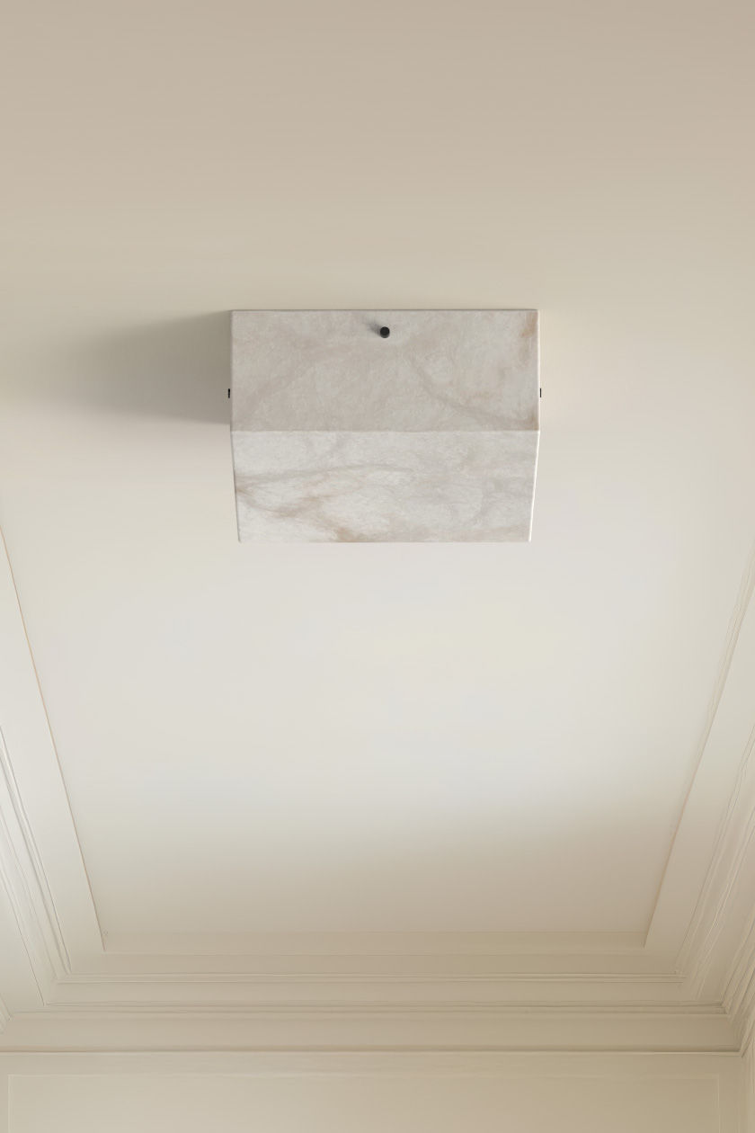 Thumbnail: Alabaster wall lamp, marble effect