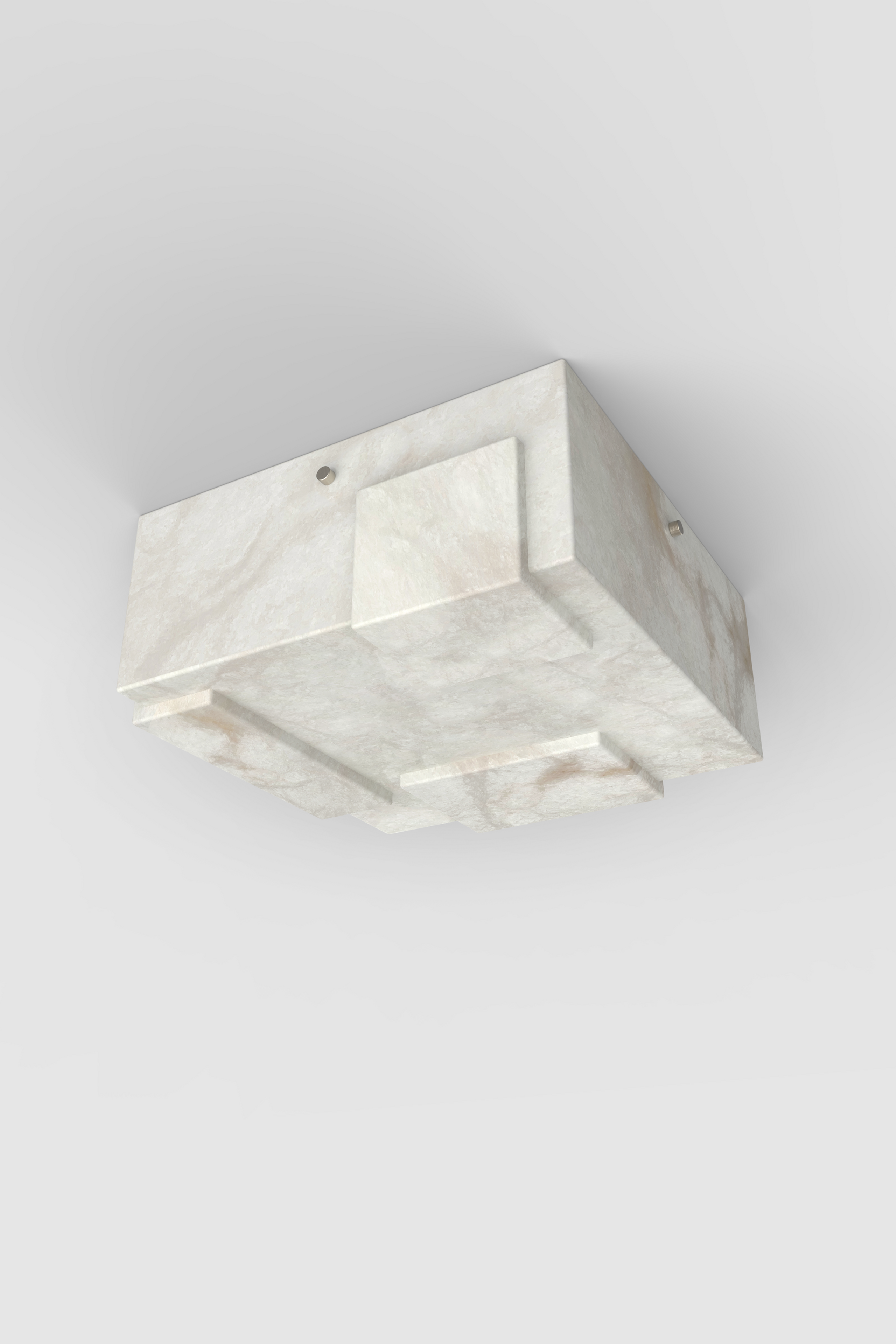 Lastra Alabaster Flush Mount BN