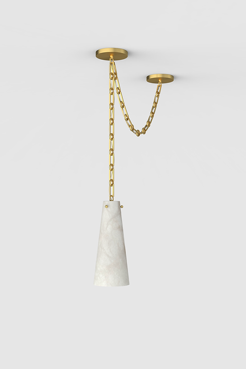 Lucca Alabaster Pendant 1S BB | Orphan Work