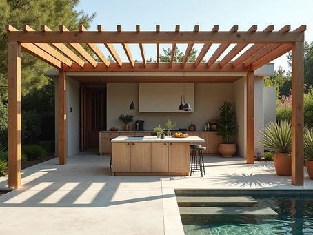 How to Create a Stunning Pergola with Kitchen for Your Outdoor Living Space