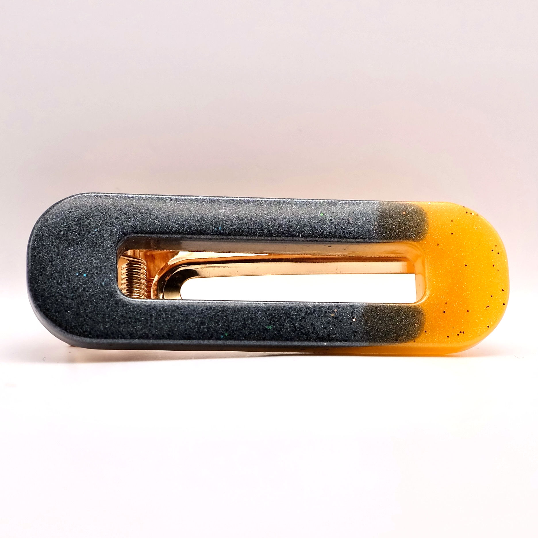 Barrette rectangle arrondie