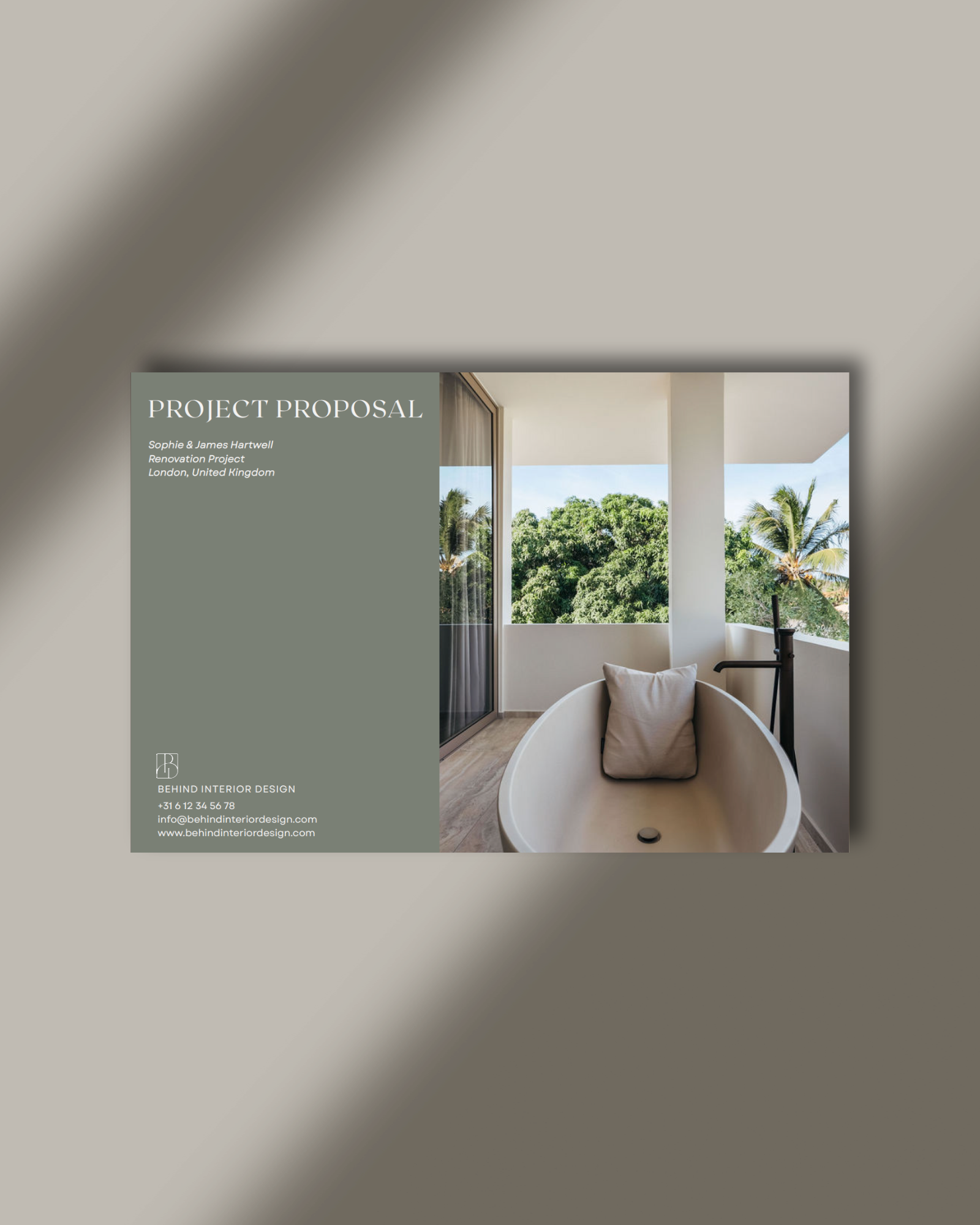 Template | Project Proposal - Vibrant Collection