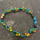 Thumbnail: Multi colored 3 strand bracelet Size Large