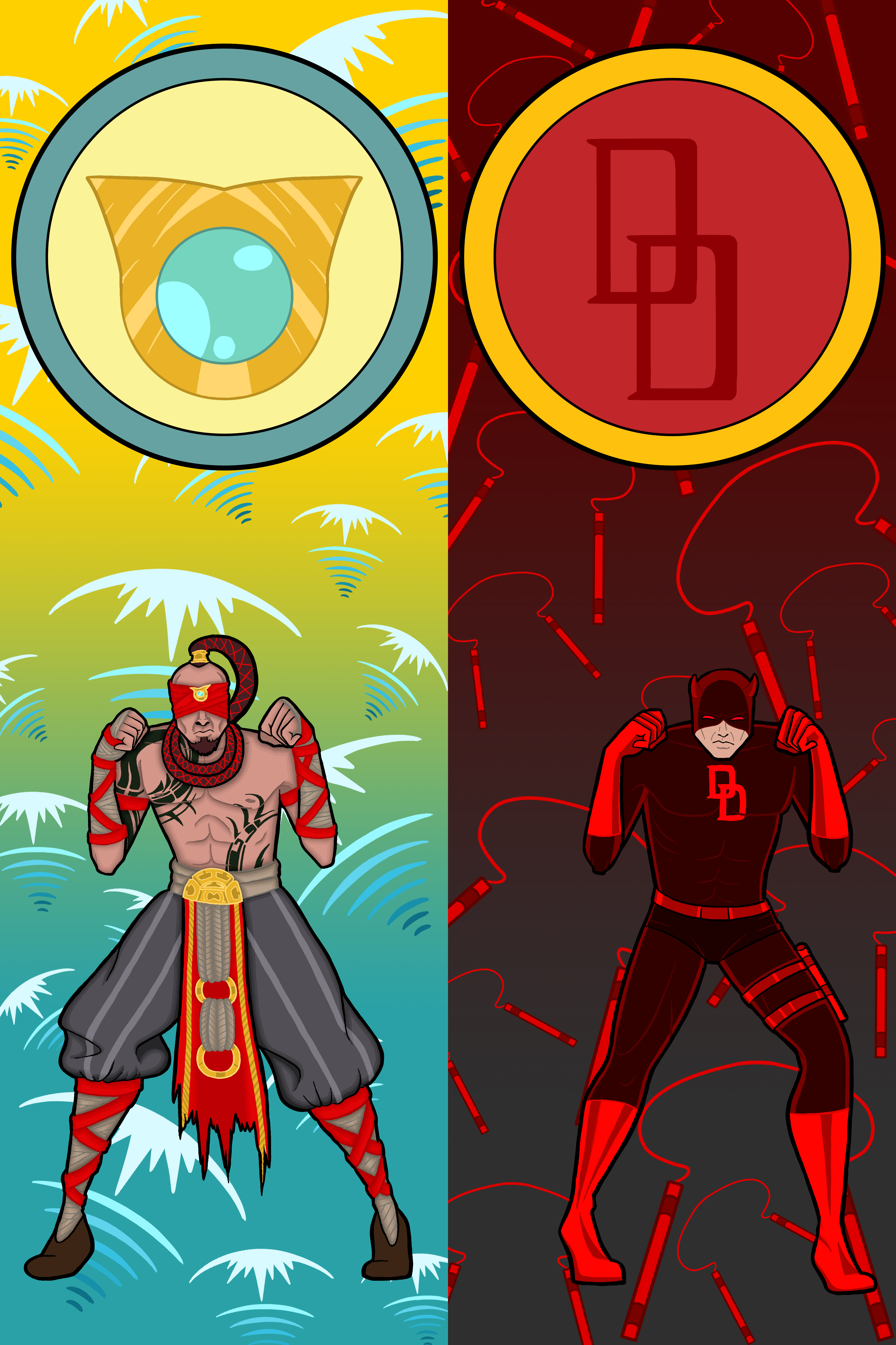 Lee Sin and Daredevil
