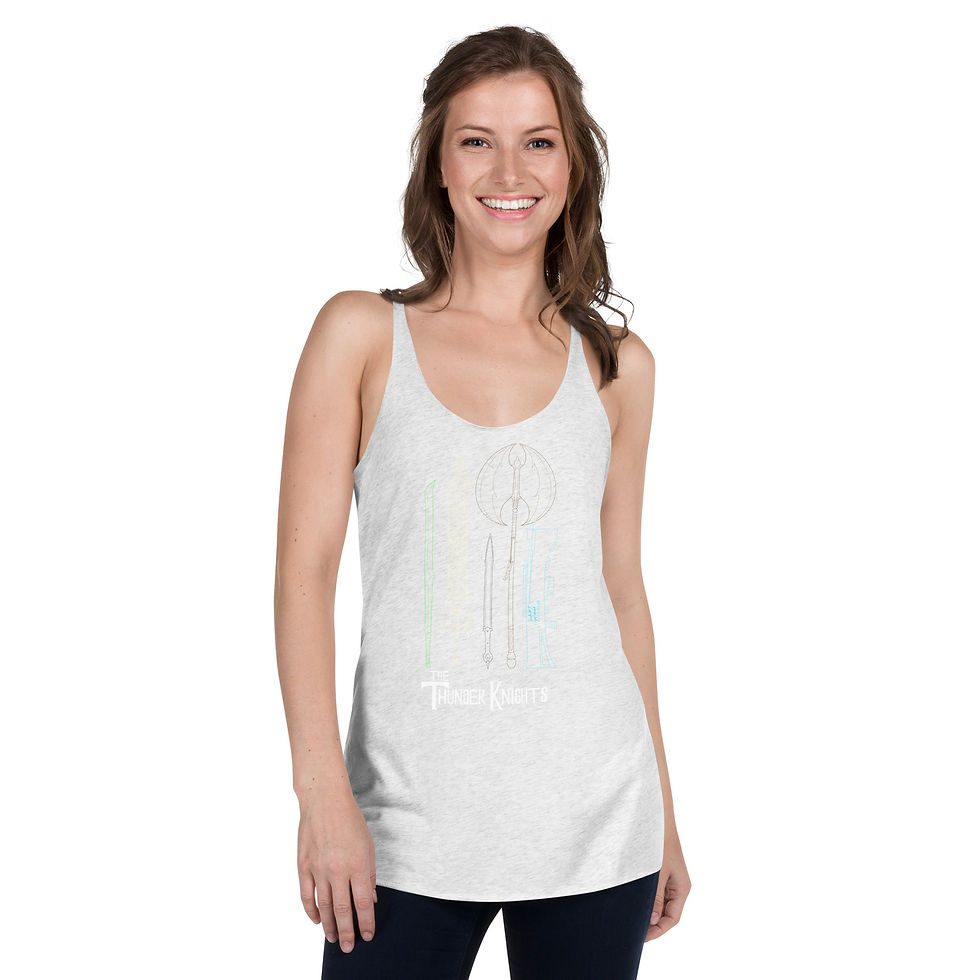 Thumbnail: Thunder Knights Weapons Women's Racerback Tank