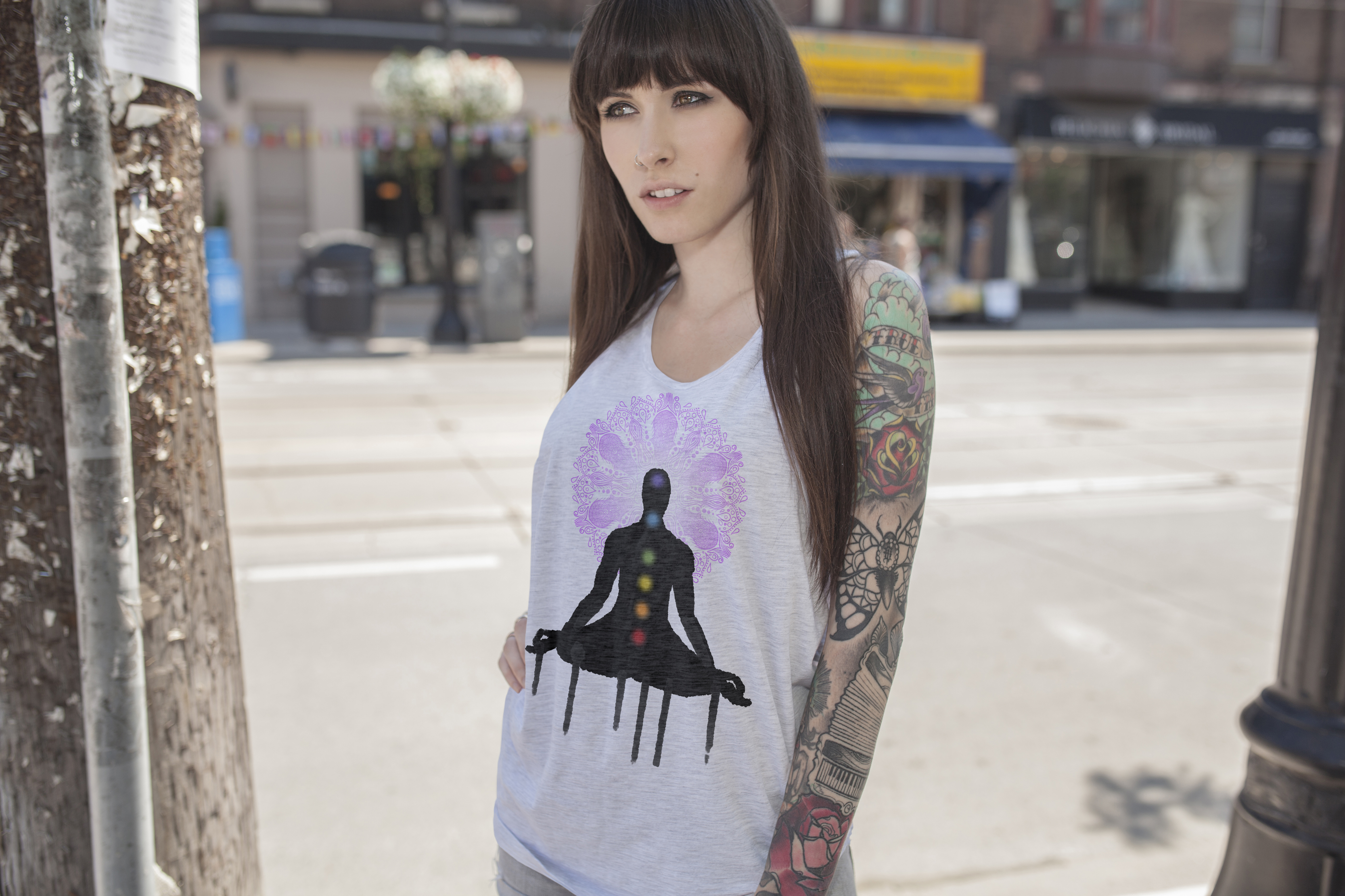 Meditation Design Tank Top Sample