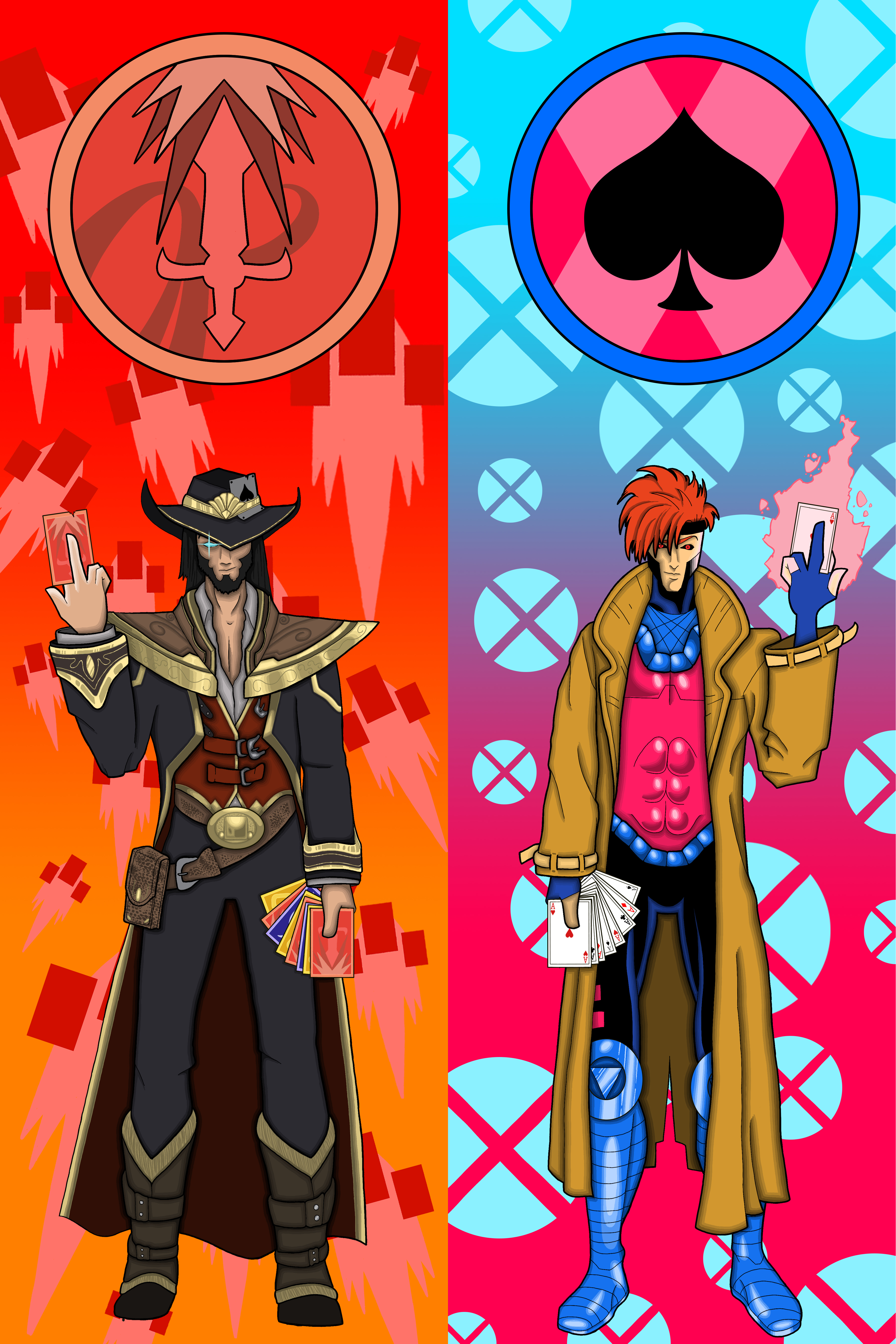 Twisted Fate and Gambit