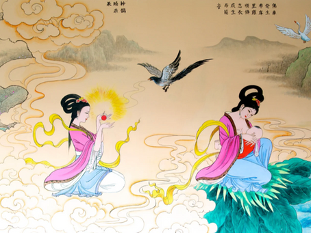 Asian scene of women