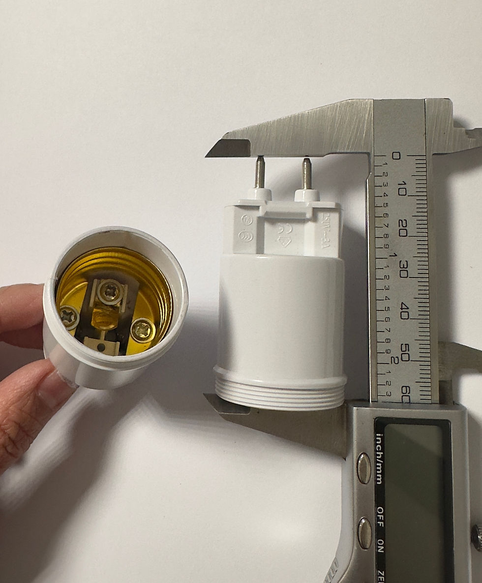 Miniatura: ADATTATORE PER LAMPADINE DA G12 A E27
