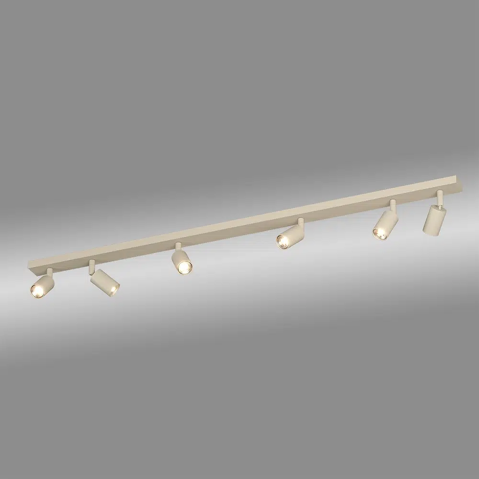 Miniatura: Lampada ISLA GU10 Ø34mm a 1/2/4/6 Luci/faretti orientabili Bianco/Nero/Sabbia