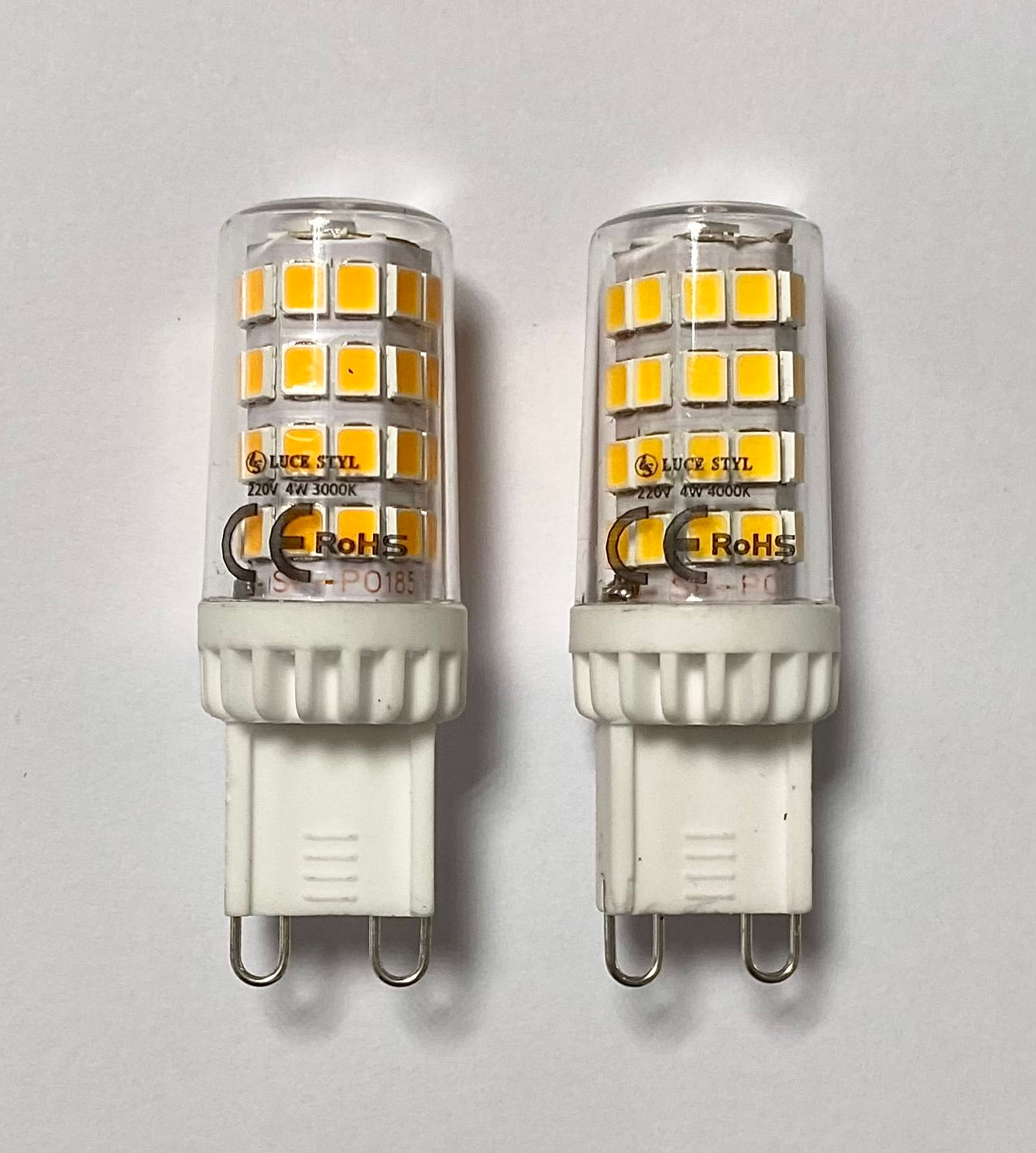 LAMPADINA LED G9 4W 220V LUCE CALDA/NATURALE