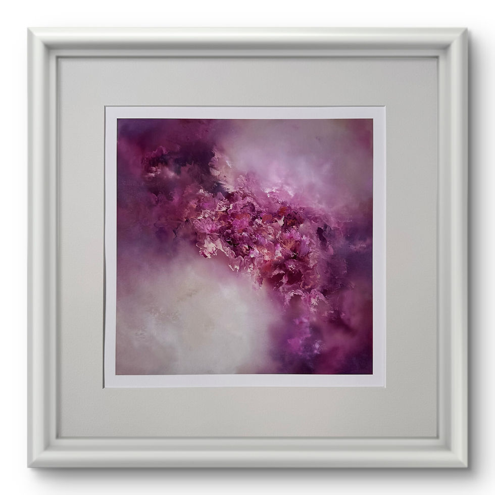 Thumbnail: The Renewal of Spring / Pink Abstract Art Print