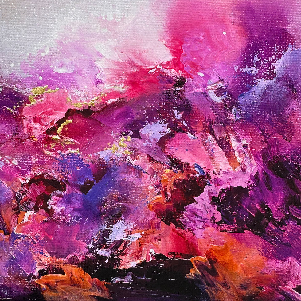Thumbnail: Abstract Art Print alternative close up detail image