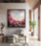 Thumbnail: Remembering the Last of the Summer Blossoms Artwork in hallway