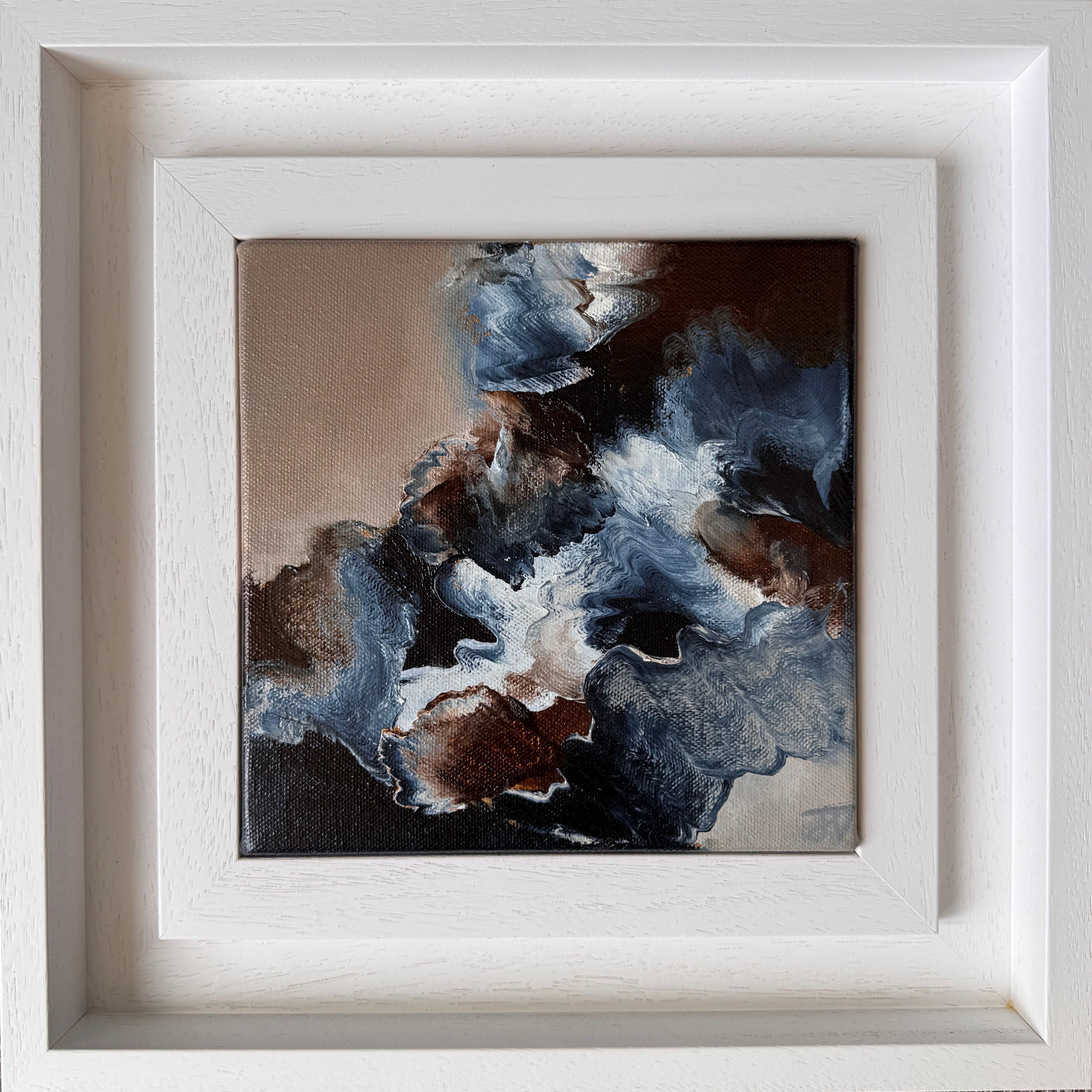 A Gentle Flow / Small Framed Abstract Art